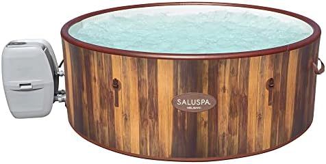 Bestway 60026E SaluSpa Helsinki 7 Person Portable Inflatable Round Outdoor Hot Tub Spa with 81 Ai... | Amazon (US)