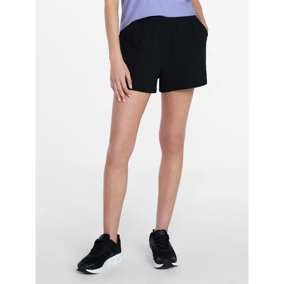 Avia Women's and Women's Plus Ribbed Ottoman Lounge Shorts, 4.25'' Inseam, Sizes XS-4X | Walmart (US)