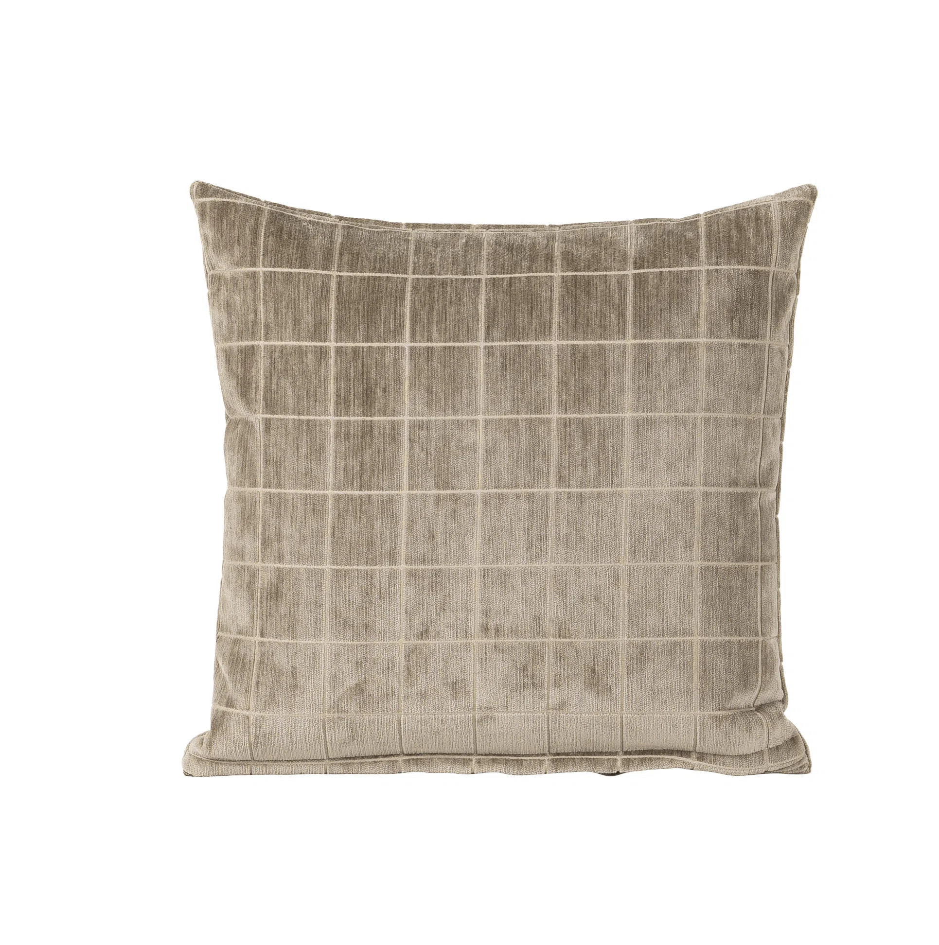 Otterville Velvet Grid Throw Pillow | Joss & Main