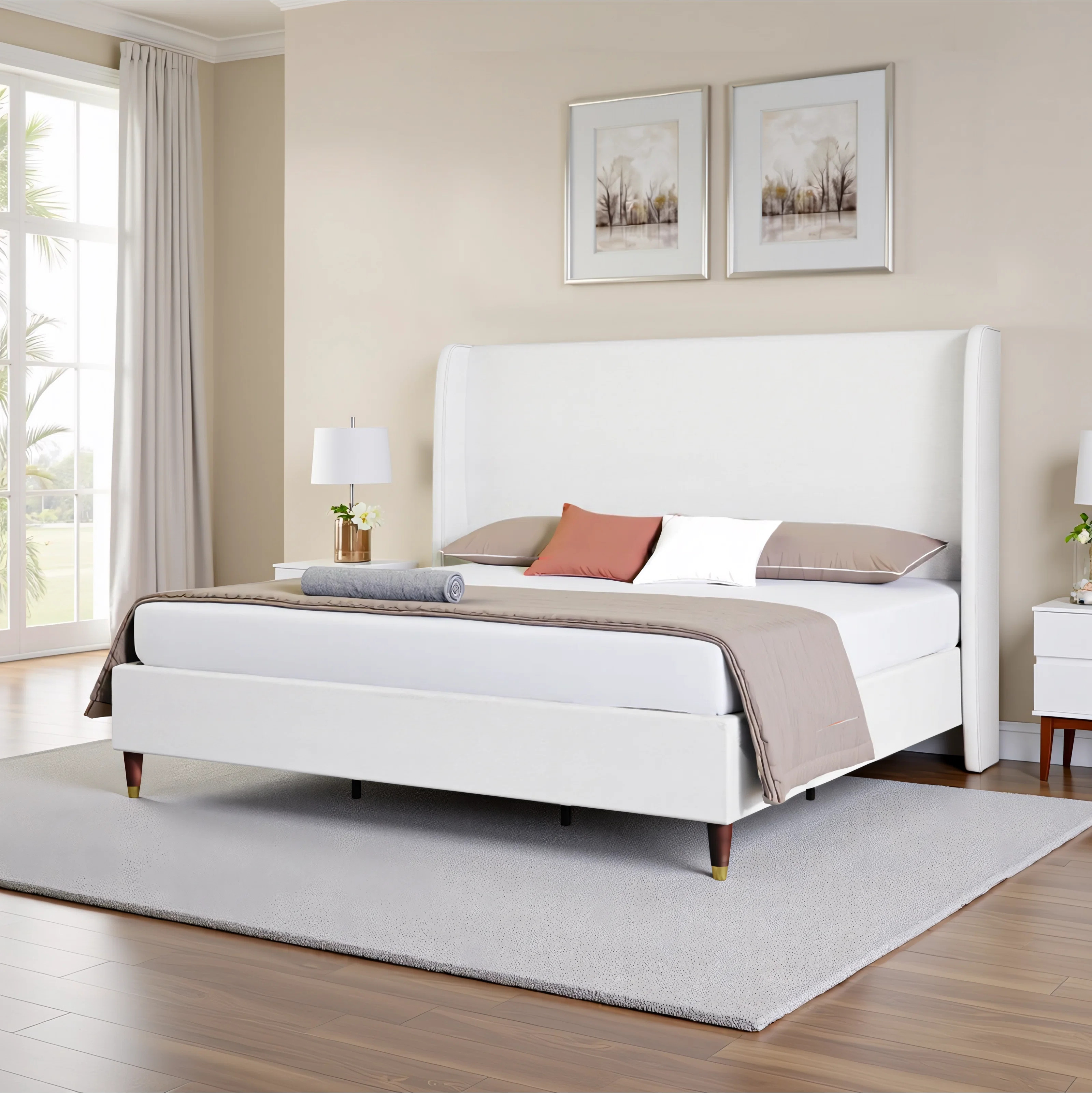 Belo Upholstered Platform Bed | Wayfair North America