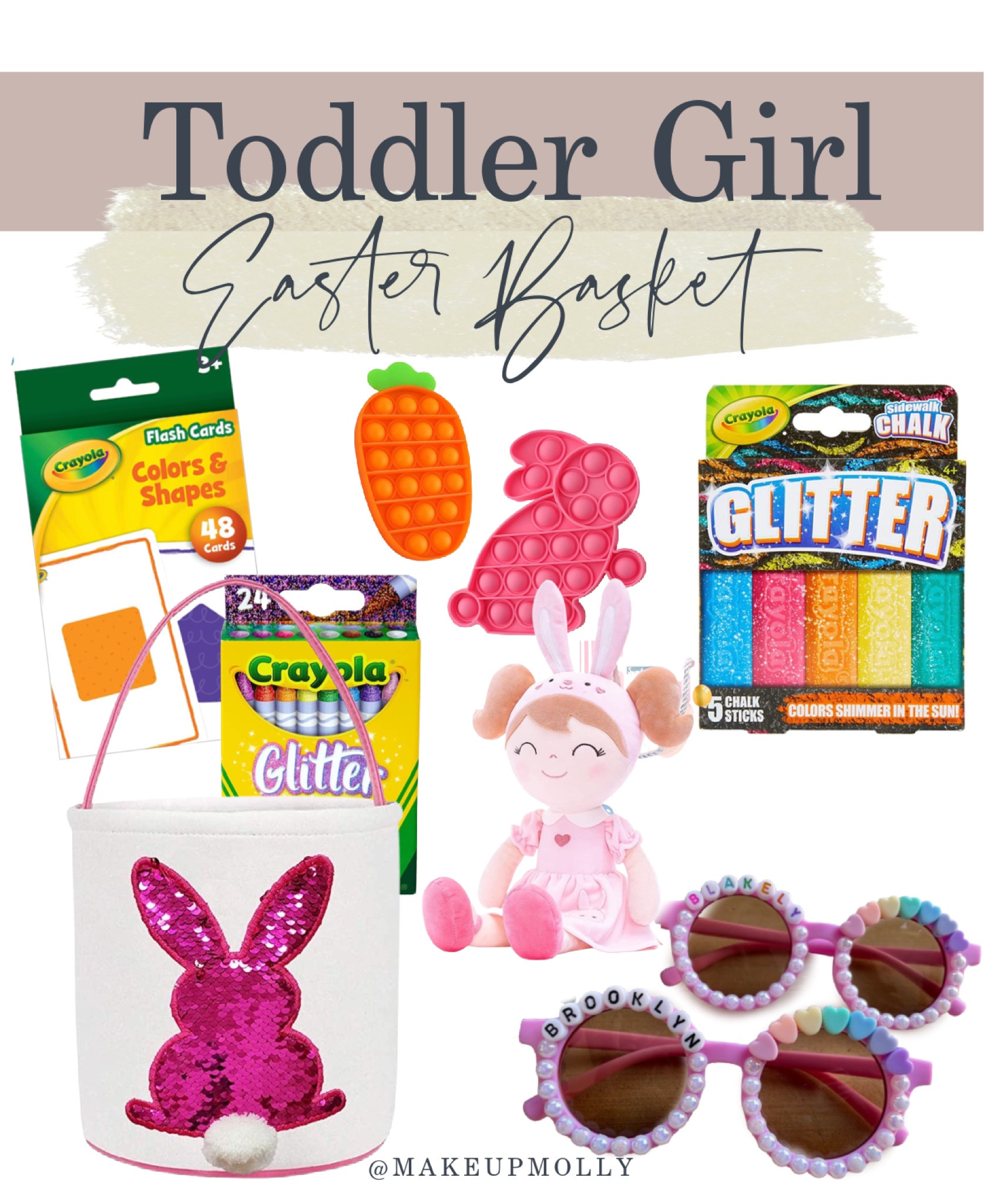 Toddler Girl Easter Basket Ideas 🐰
•
Easter basket stuffers 
Easter basket fillers 
Toddler girl Easter basket fillers 
Girl Easter basket 
2 year old Easter basket 
Easter baskets 
Toddler Easter finds 
Amazon finds 
Amazon Easter basket 

#LTKSeasonal #LTKGiftGuide #LTKkids