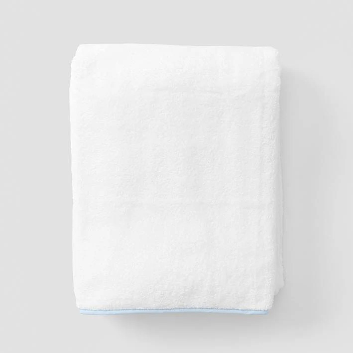 Oversized Monogrammed Plush Luxury Bath Sheet | Weezie | Weezie Towels