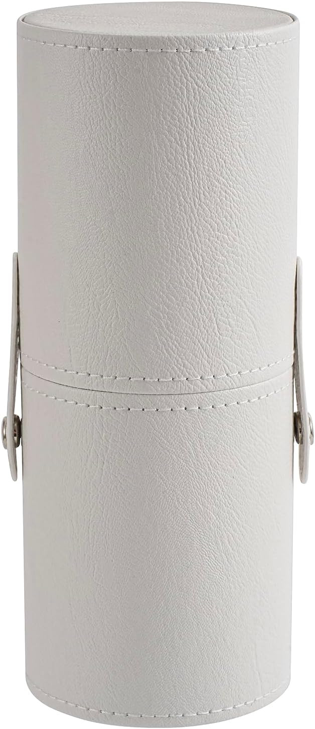 Portable Makeup Brush Holder, Waterproof PU Leather Travel Makeup Brush Case Bag Cup, Brush Stora... | Amazon (US)