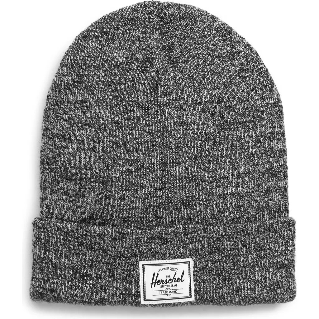 Herschel Supply Co. Elmer Knit Beanie in Heather Black at Nordstrom | Nordstrom