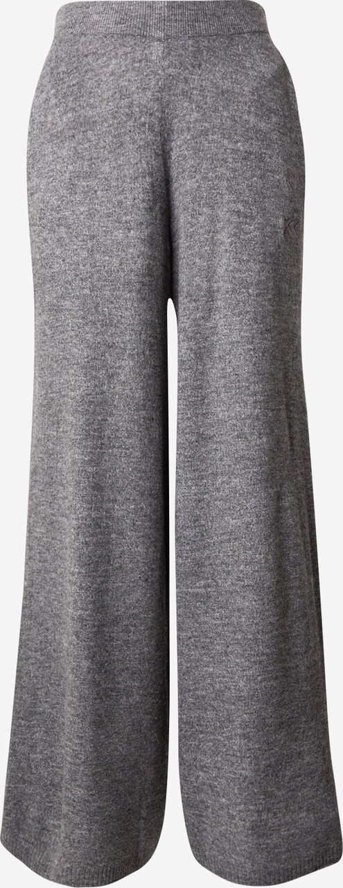 Karo Kauer Wide Leg Hose in Graumeliert | ABOUT YOU | ABOUT YOU (DE)