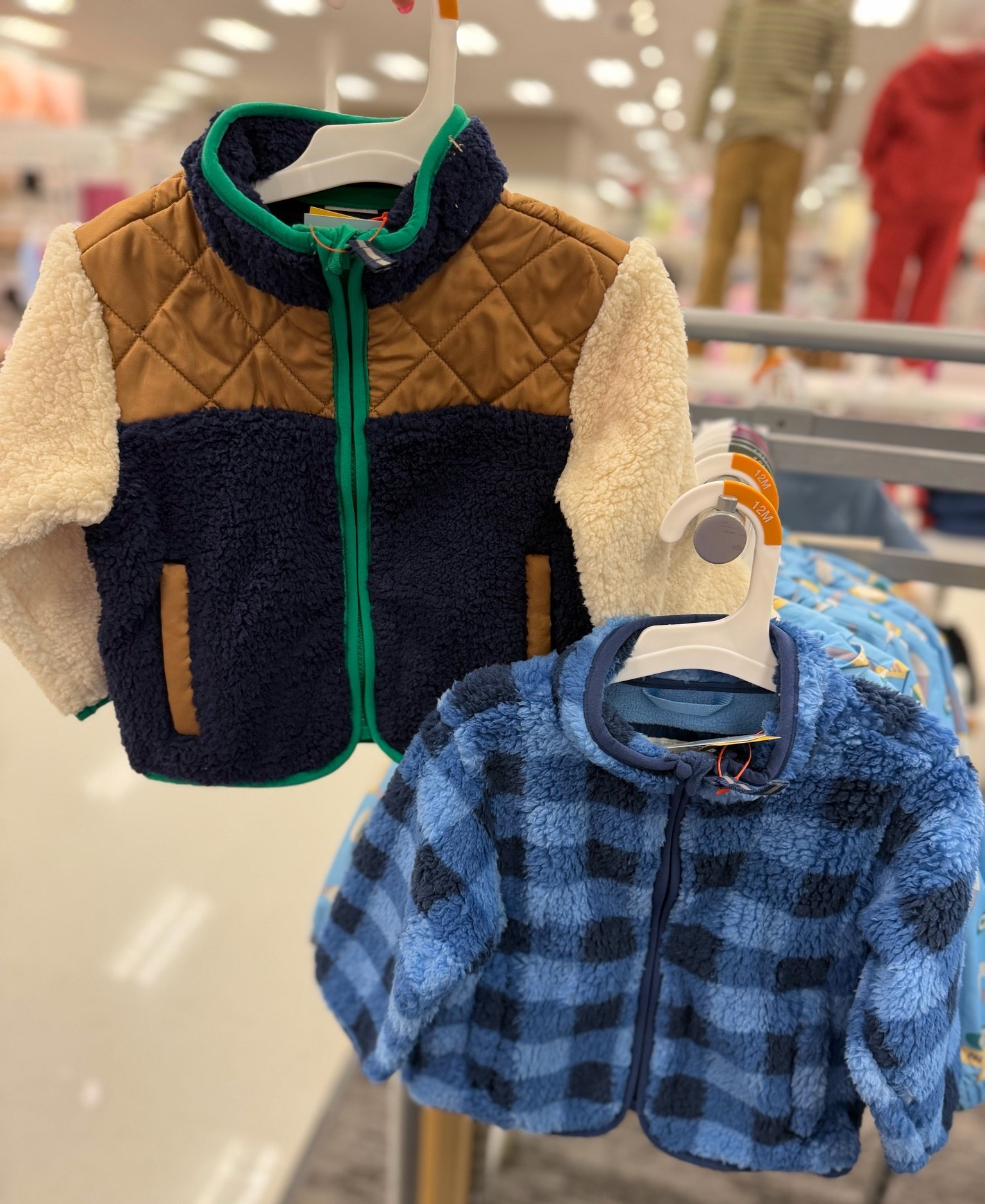 How cute are these toddler boy fleece jackets that just hit at Target!
