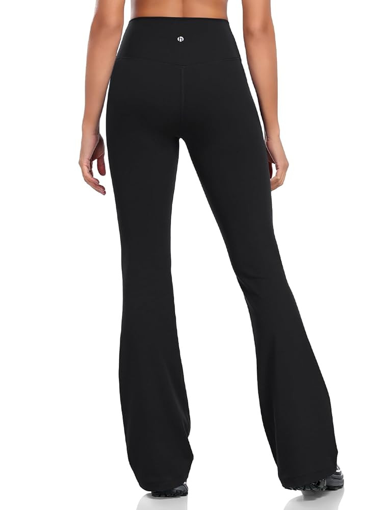 HeyNuts Harmony Flare Leggings 29"/30.5"/32.5"/34.5", High Waisted Tummy Control Wide Leg Bootcut... | Amazon (US)