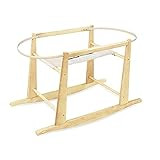 Amazon.com : Rocking Moses Basket Stand Natural : Bassinet Stand : Baby | Amazon (US)