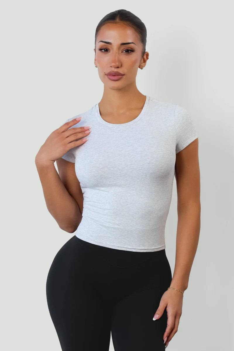 Vitality Basis® Full Tee - Heather Grey | Vitality
