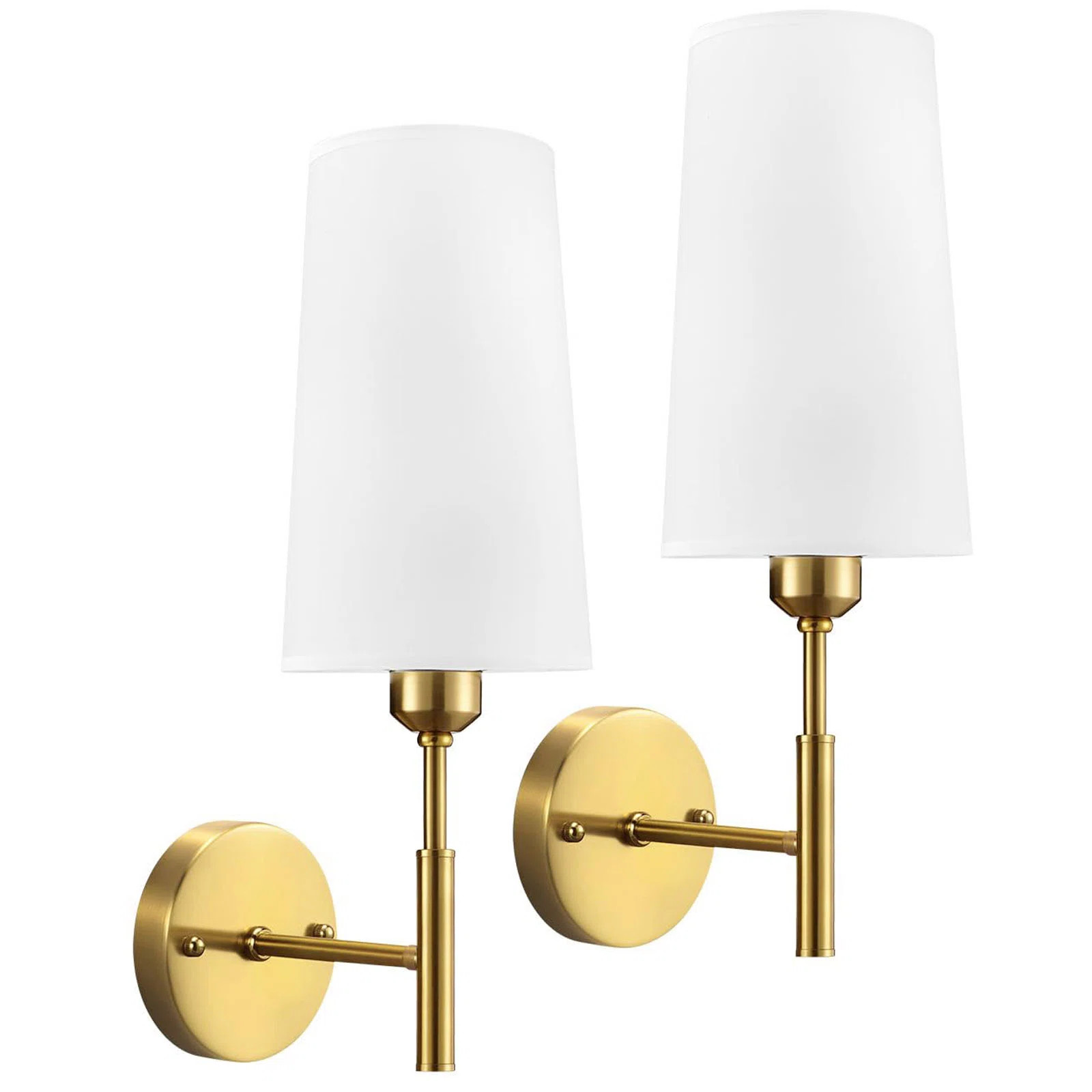Jaterria Solid Brass Armed Sconce (Set of 2) | Wayfair North America