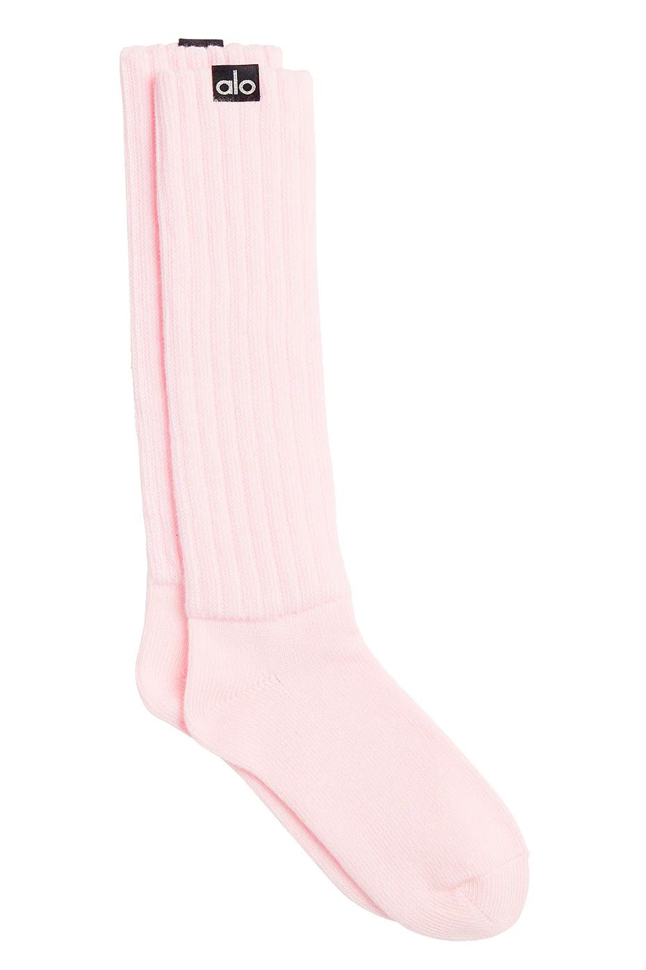 Alo YogaÅ½ | Women's Scrunch Socks in Powder Pink, Size: S/M (5-7.5) | Alo Yoga