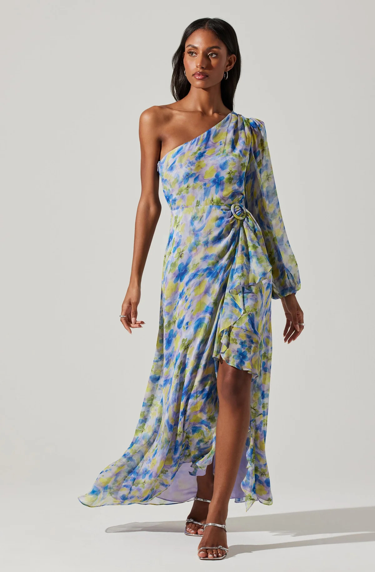 Sandersonia One Shoulder Maxi Dress | ASTR The Label (US)