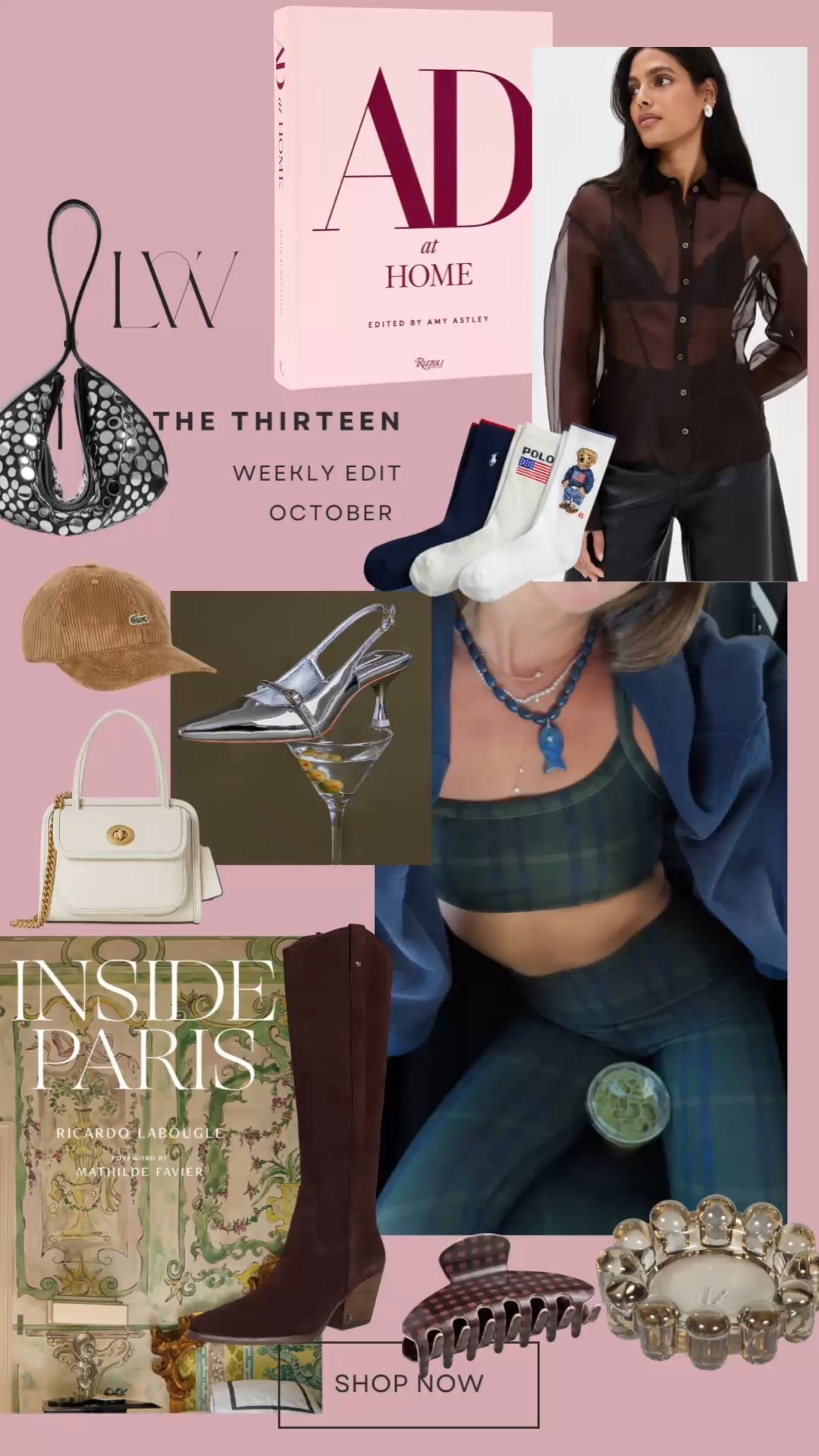 October The Thirteen #polo #ralphlauren #staud #bag #coach #beyondyoga #adhomr #larroude #book #lacoste #workout #boots #chocolatebrown

#LTKShoeCrush 

#LTKSeasonal #LTKHome