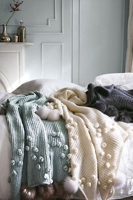 Snow Dusting Throw | Anthropologie (US)