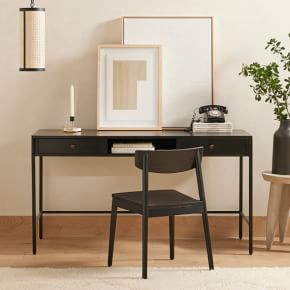 Bronzed Iron Desk (58") | West Elm (US)