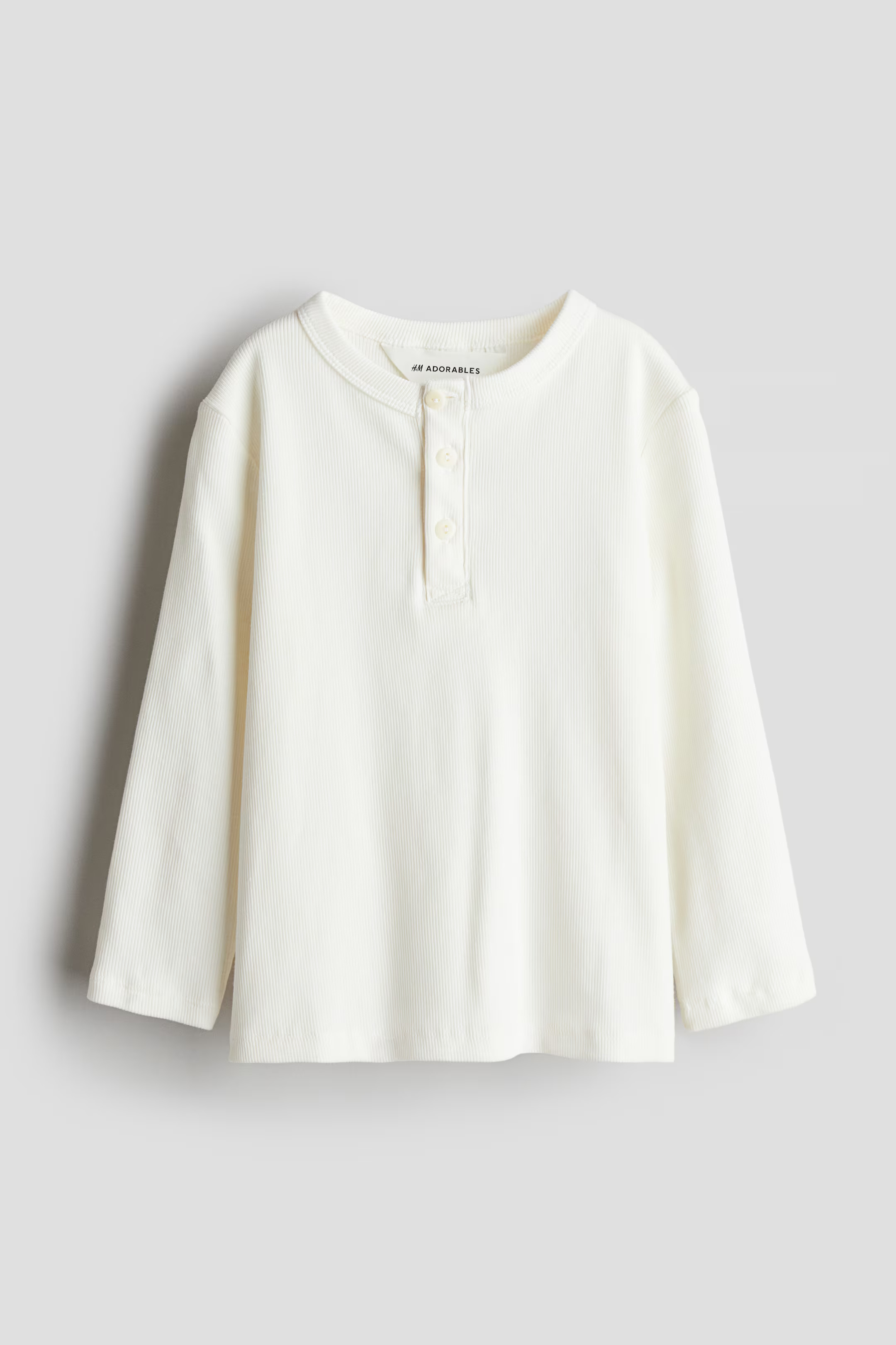 Cotton Henley Shirt | H&M (US + CA)