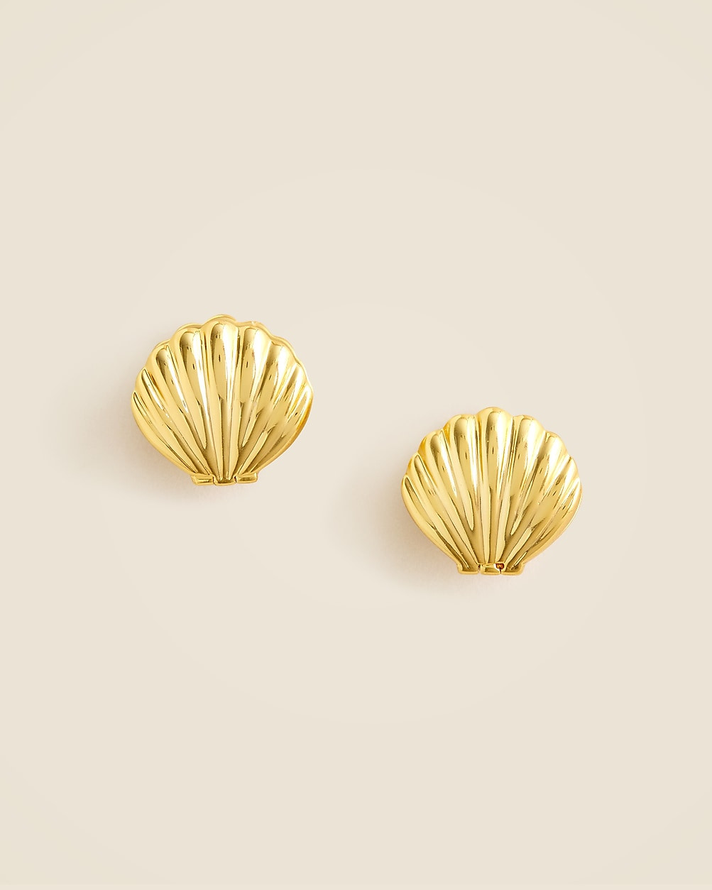Double-sided shell stud earrings | J. Crew US