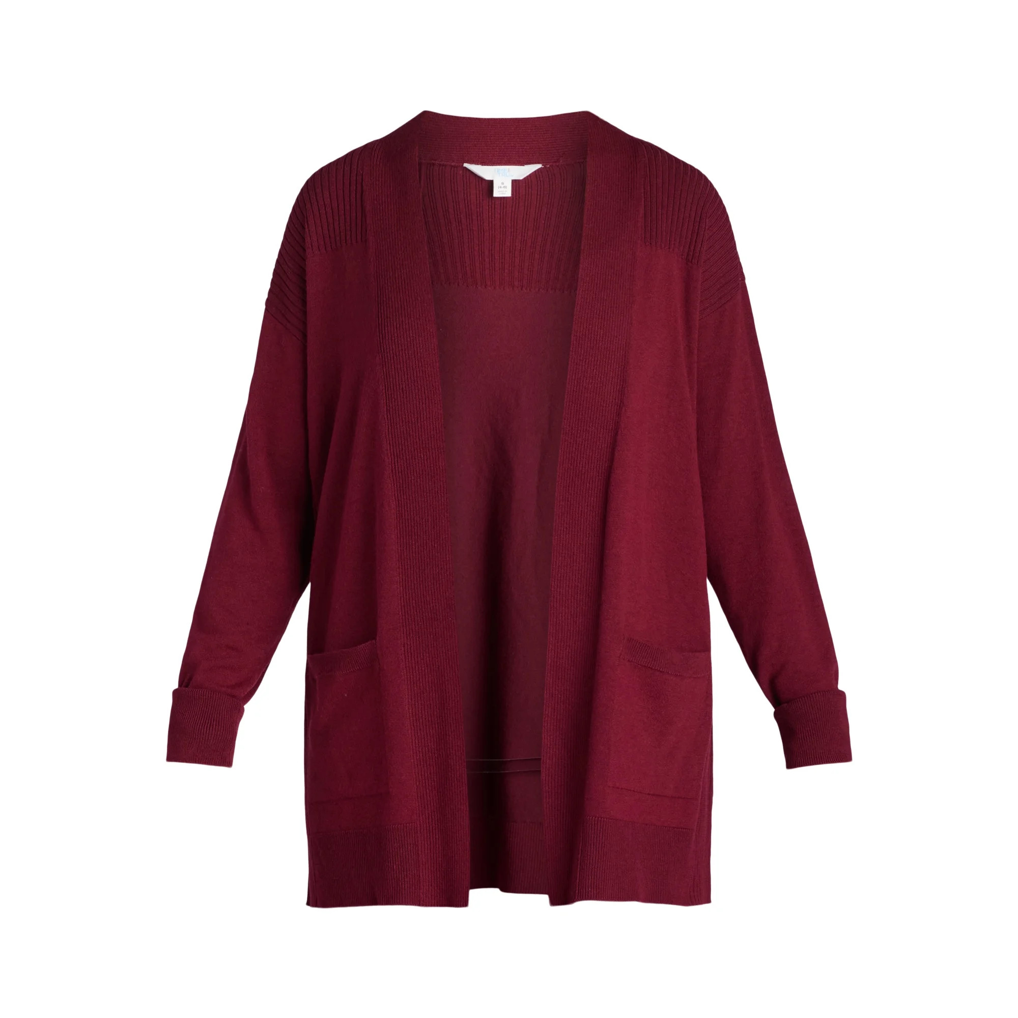 Time and Tru Women's Open Front Cardigan Sweater, Lightweight, Sizes XS-XXXL | Walmart (US)