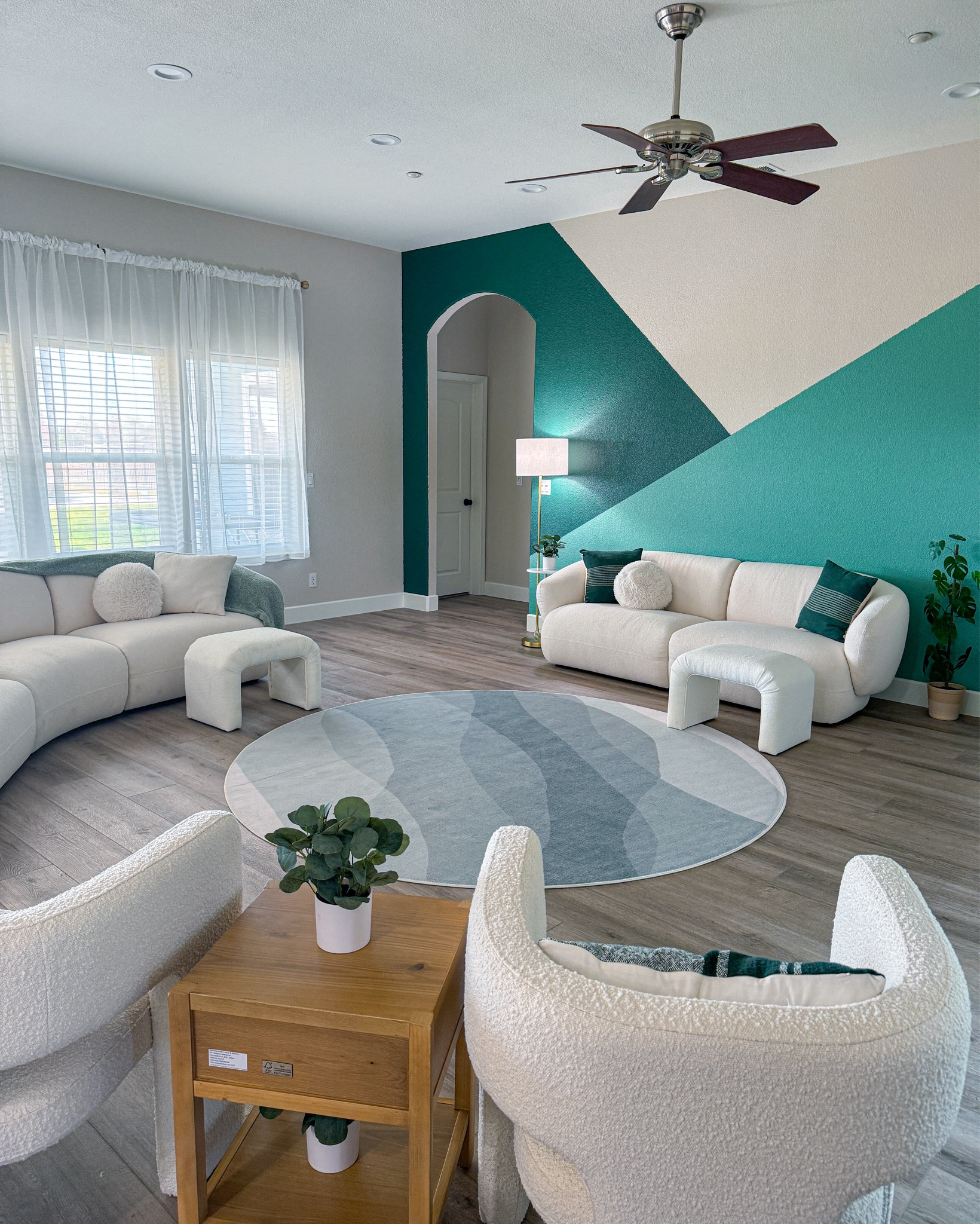 Dreamy living room inspo | earthy | geometric | modern | family room ☁️🍃

#LTKHome #LTKFamily