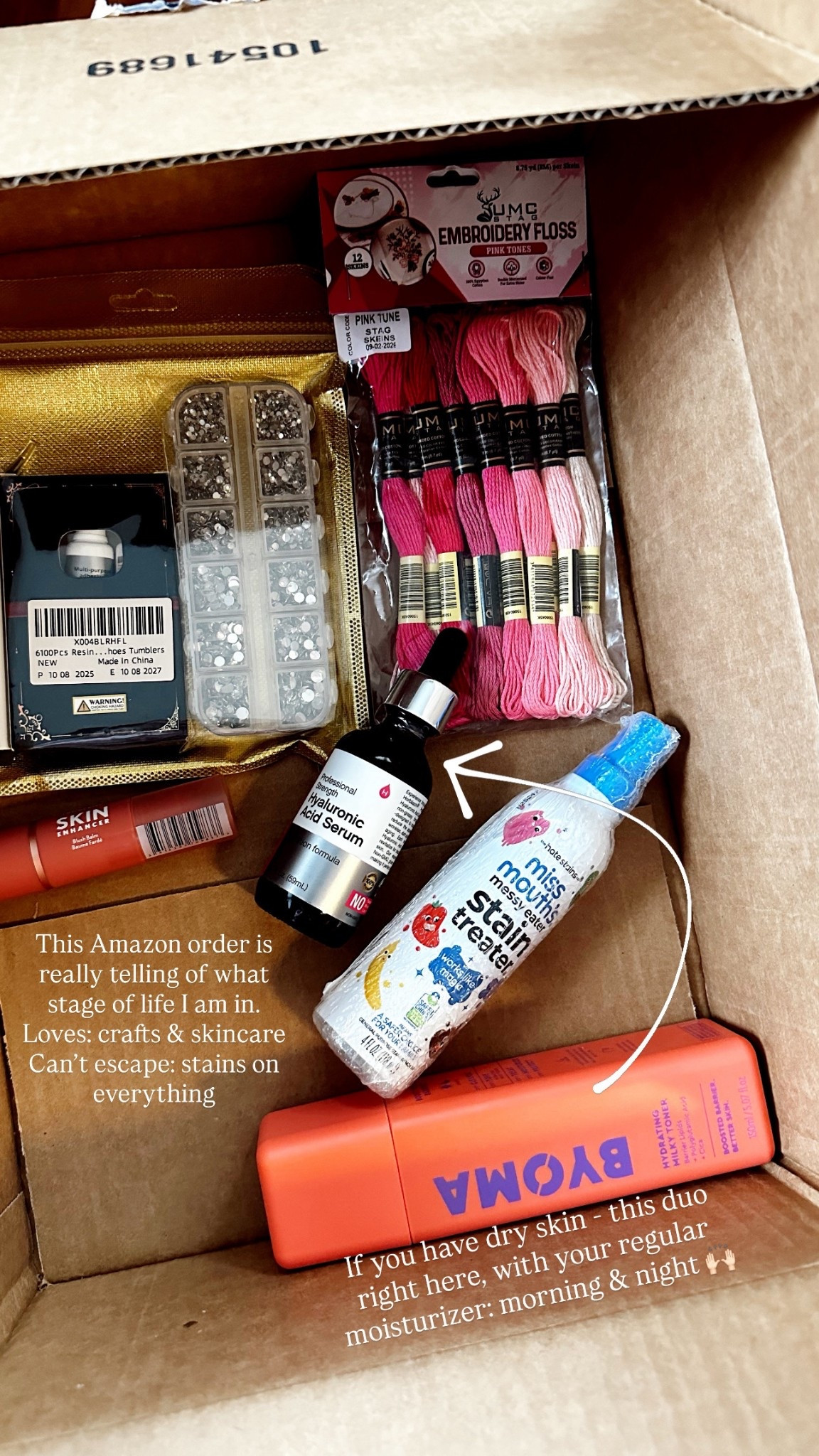 My most recent Amazon order! I just ran out of this milky toner and hyaluronic acid, it’s the best for dry skin! 

#LTKBeauty #LTKselfcare #LTKSaleAlert