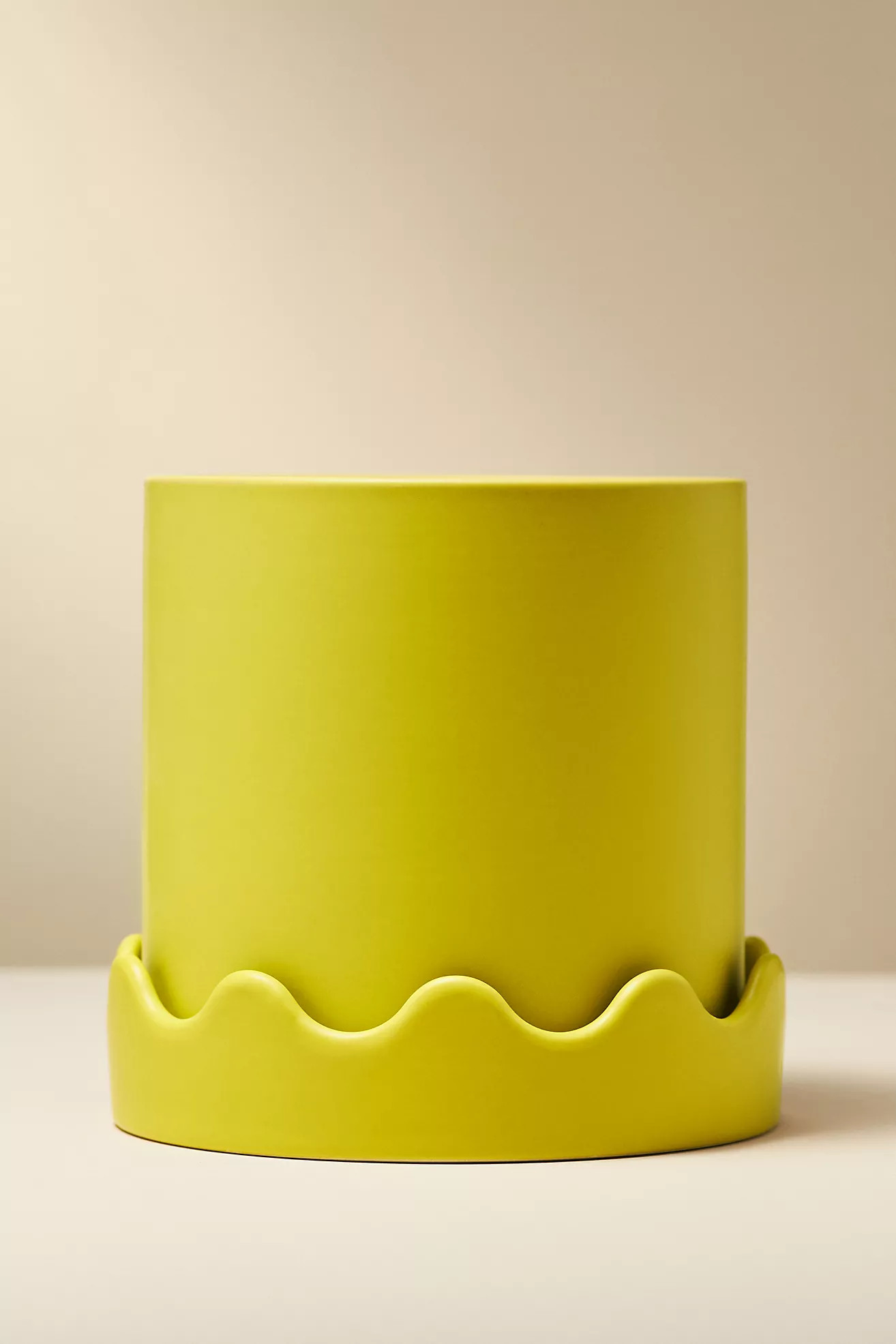 Scalloped Ceramic Pot | Anthropologie (US)