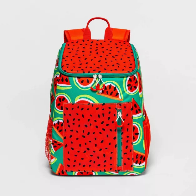 7.5qt Backpack Cooler Watermelon - Sun Squad™ | Target