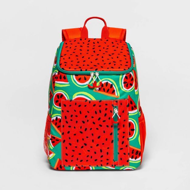 7.5qt Backpack Cooler Watermelon - Sun Squad™ | Target