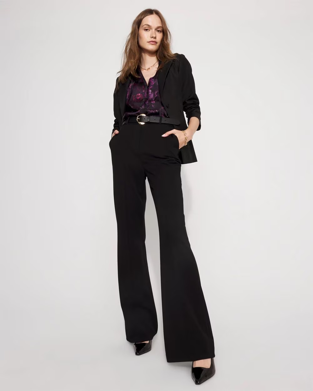 High-Rise Piper Flare Pant | White House Black Market