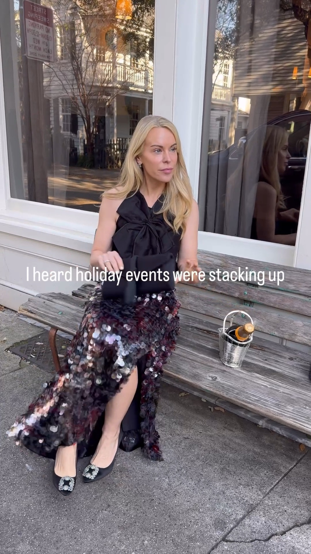 The holiday outfit that works for all occasions. Cocktails, ornaments exchange and office party.  Holley15 15% off. Fur coat 20% off vip2025

#LTKOver40 #LTKHoliday #LTKgrwm