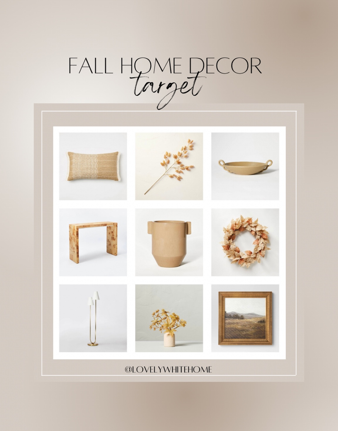 Neutral fall home decor ✨

#LTKSeasonal #LTKsalealert #LTKunder50