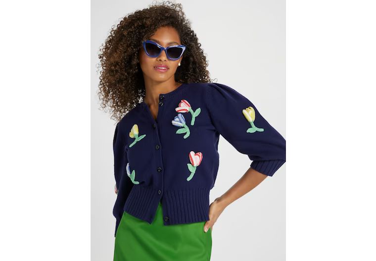 Crochet Flower Cardigan | Kate Spade (US)