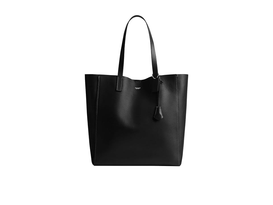 COACH Broadway Tote Bag Handbags Black, Leather | Zappos