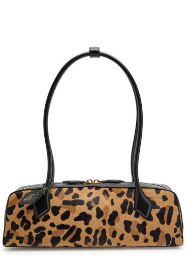 Le Teckel medium leather shoulder bag | Harvey Nichols
