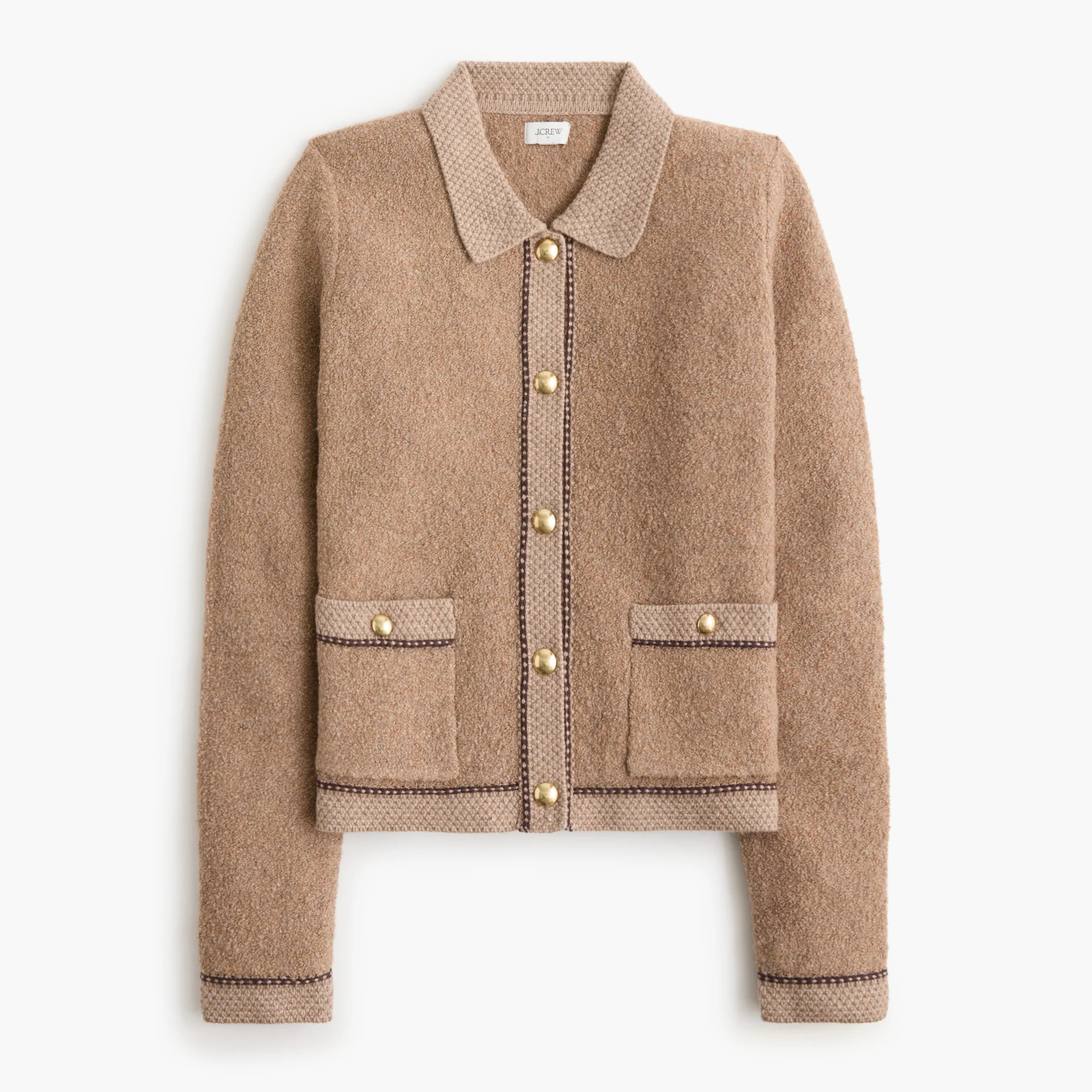 Bouclé lady cardigan sweater | J.Crew Factory