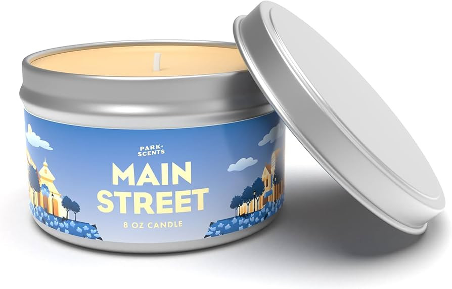 Park Scents Disneyland Main Street Inspired Scented Vanilla Candle - Handmade Soy Candle, Long La... | Amazon (US)