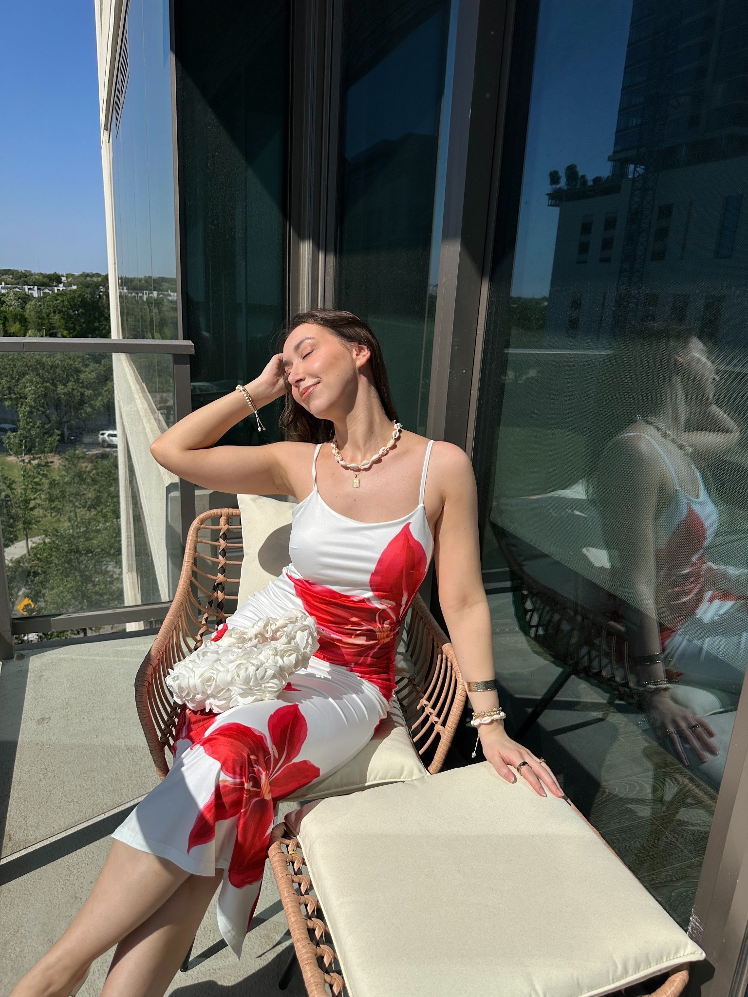 cutest flower print dress for summer 🌺 got this in a size small and it feels true to size! is double-lined (not see-thru yay) and comes in many other colors :)

[tropical baddie, vacation, hibiscus orchid print maxi spaghetti strap stretchy dress, beach occasion, beachy pinterest aesthetic, coastal vibes, wedding guest dress, white lotus, resortwear, tank dress, festival, seashell jewlery, ibizacore ibiza, mykonos outfit ideas, euro summer ootd]

#LTKFestival 

#LTKFindsUnder50 #LTKStyleTip