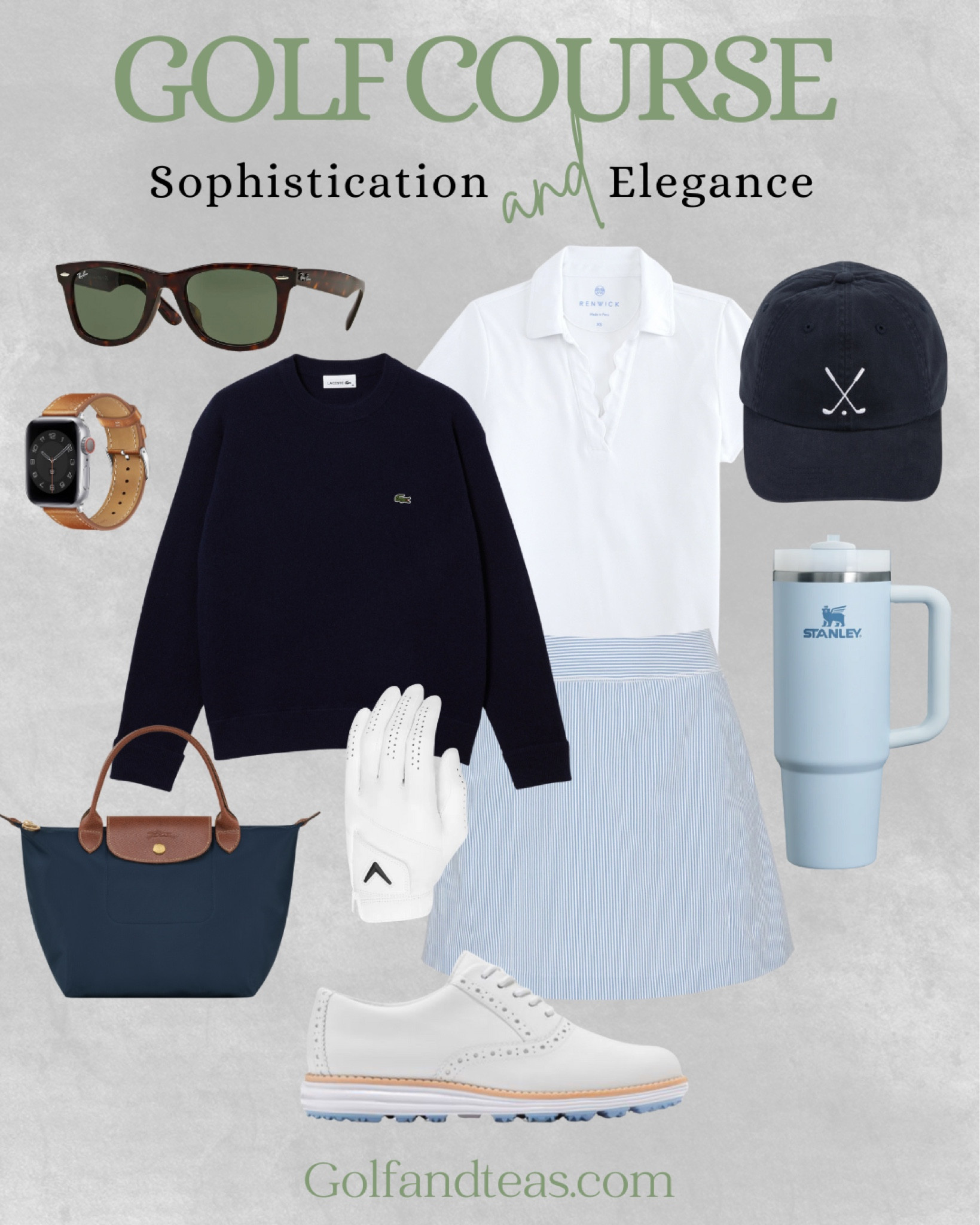 Look feminine and sophisticated on the golf course in this beautiful outfit  

#LTKActive #LTKOver40 #LTKFitness