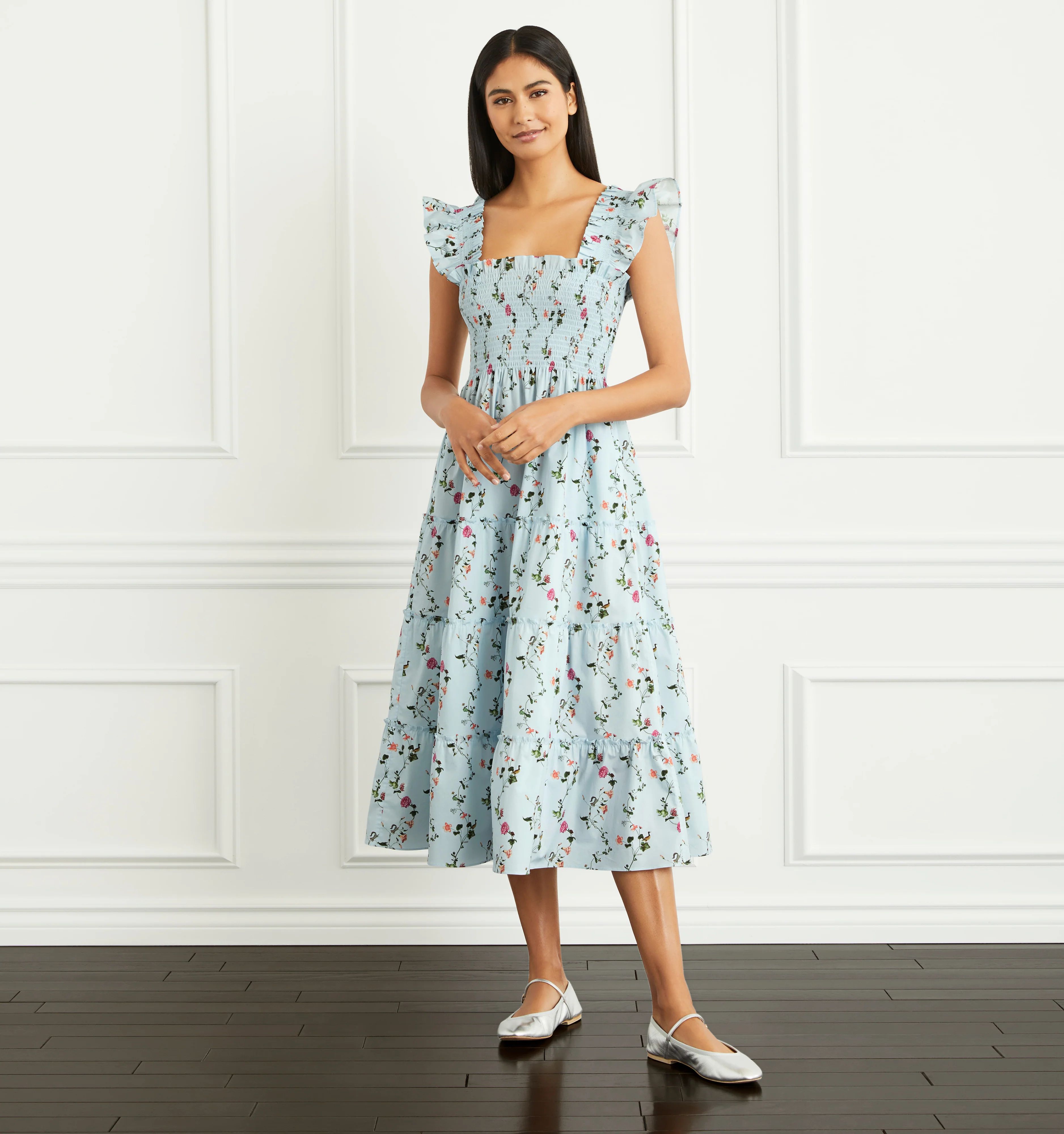 The Ellie Nap Dress - Candy Kaleidoscope Linen | Hill House Home