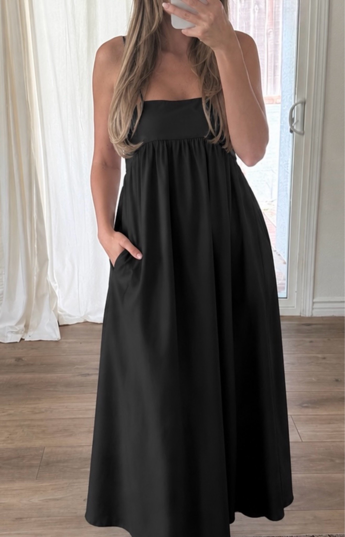 Amazon Summer Backless Tied Spaghetti Straps Casual Loose Cutout Maxi Dress with Pockets
TTS-XS 
Color-black 






Summer dress 
Maxi dress 
Baby shower dress
Beach dress
Graduation dress 
Vacation dress 
Date night dress 
wedding guest dress
Bridal shower dress 
Wedding dress

#LTKWedding #LTKTravel #LTKootd