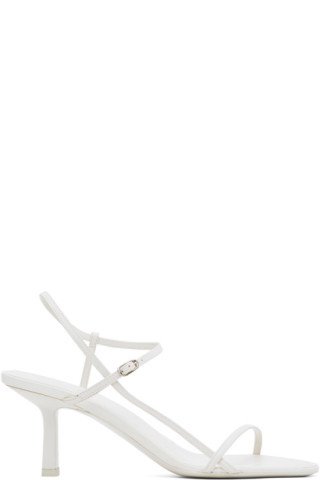 Off-White Bare Heeled Sandals | SSENSE