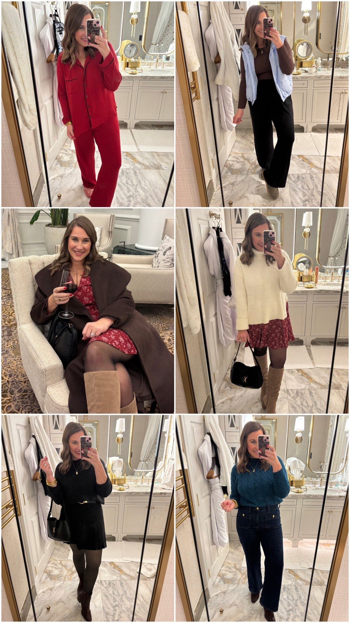 Winter outfits causal to dressy I wore on vacation- 

TTS- medium 

#LTKootd #LTKHoliday #LTKMidsize