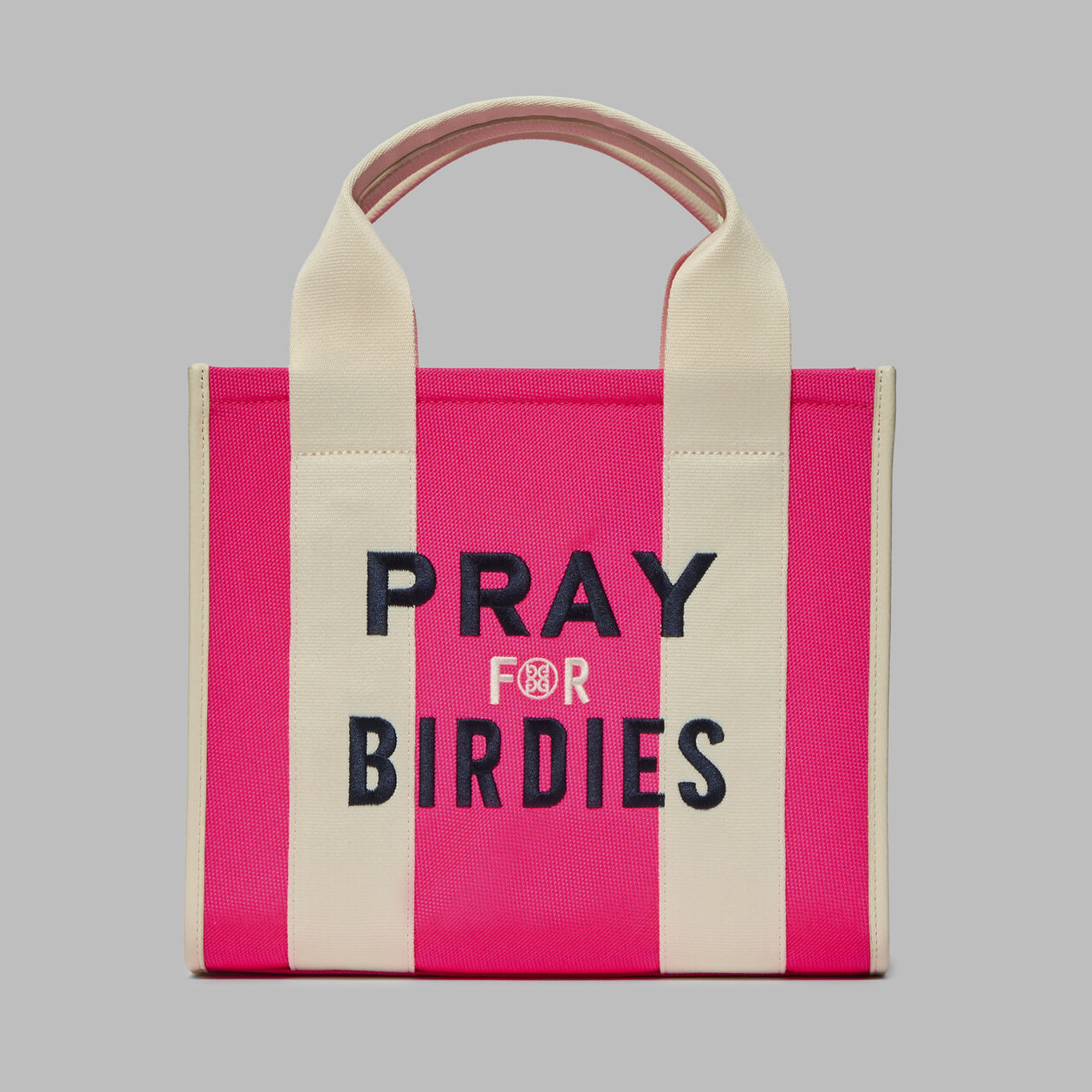 PRAY FOR BIRDIES CANVAS SQUARE BAG |WOMEN'S ACCESSORIES | G/FORE | G/FORE | GFORE.com