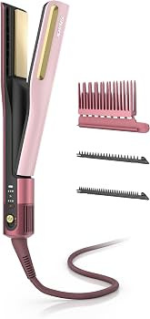 Shark SilkiPro Air Straightener & Blow Dryer, Flat Iron, Rose, HT400PK | Amazon (US)