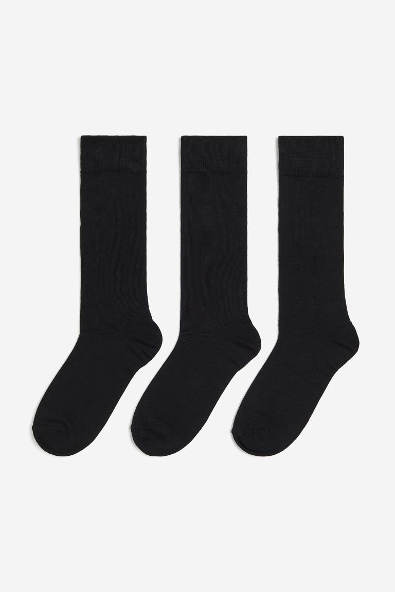 3-pack Thermal Socks - Black - Ladies | H&M US | H&M (US + CA)