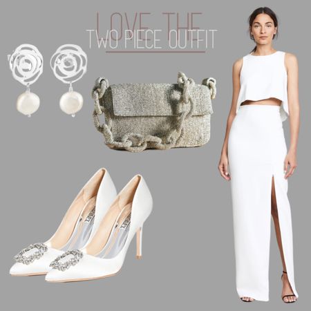 Can someone invite me to a party where I can wear white and don’t need to be a bride? I am obsessed with the purse and the shoes! 

#allwhite #whitedress #whitetwopiece #pumps #whitepulmps #wedding #partypurse #pearls #fancy #bachelorette #bride #bridal #bridalshower 

#LTKwedding #LTKstyletip #LTKitbag