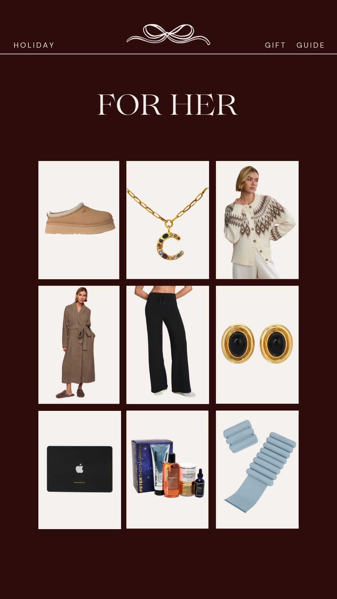 GIFT GUIDE: For her! Initial necklace, Jenni Kayne sweater and more favorites

#LTKGiftGuide #LTKHoliday