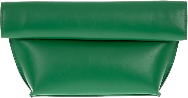 JNB Faux Leather Oversize Foldover Clutch | Amazon (US)