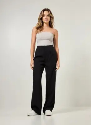 Calça Reta De Alfaiataria | Dafiti (BR)