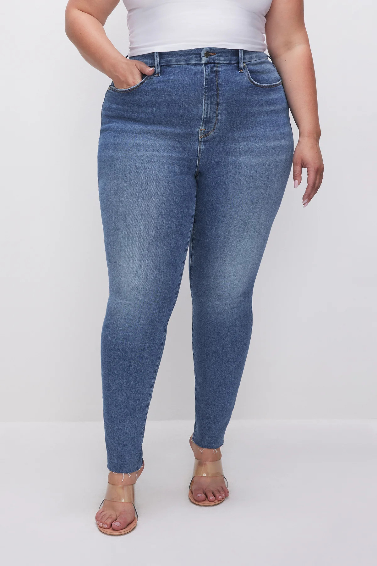 ALWAYS FITS GOOD WAIST SKINNY JEANS | INDIGO324 - GOOD AMERICAN | Good American