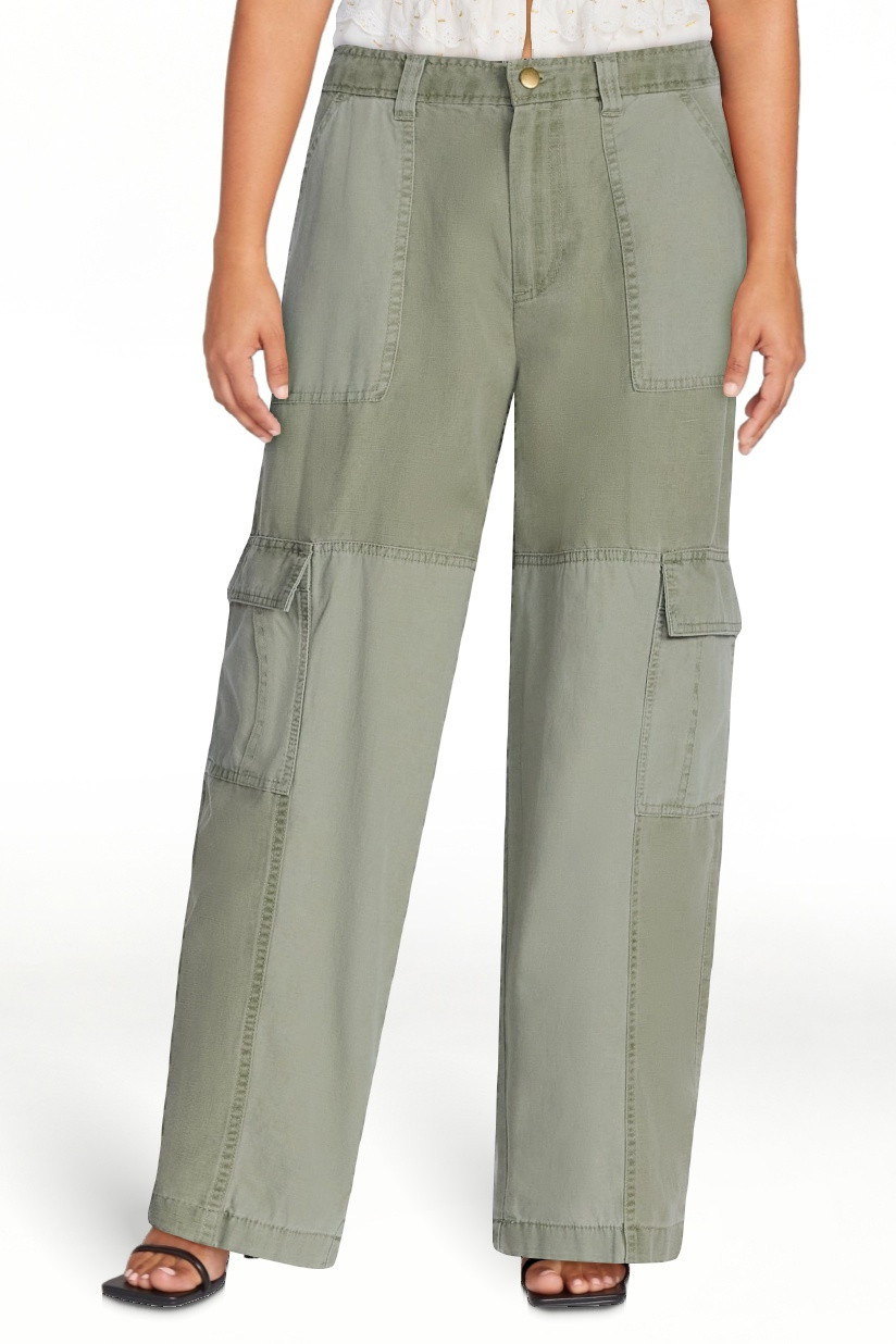 Scoop Women's and Women's Plus Cargo Barrel Pant, Sizes 0-26W | Walmart (US)